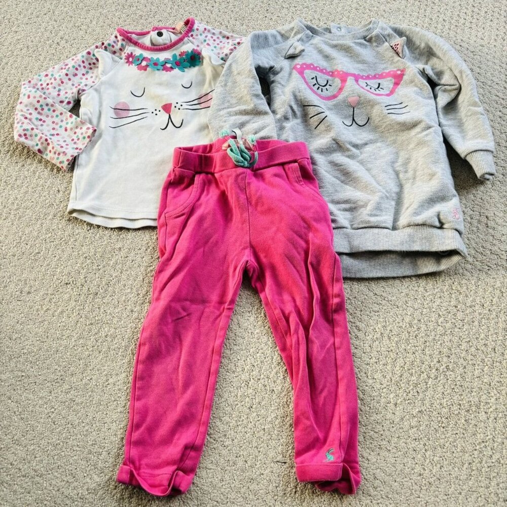 Joules Cat Outfit Bundle 18mo